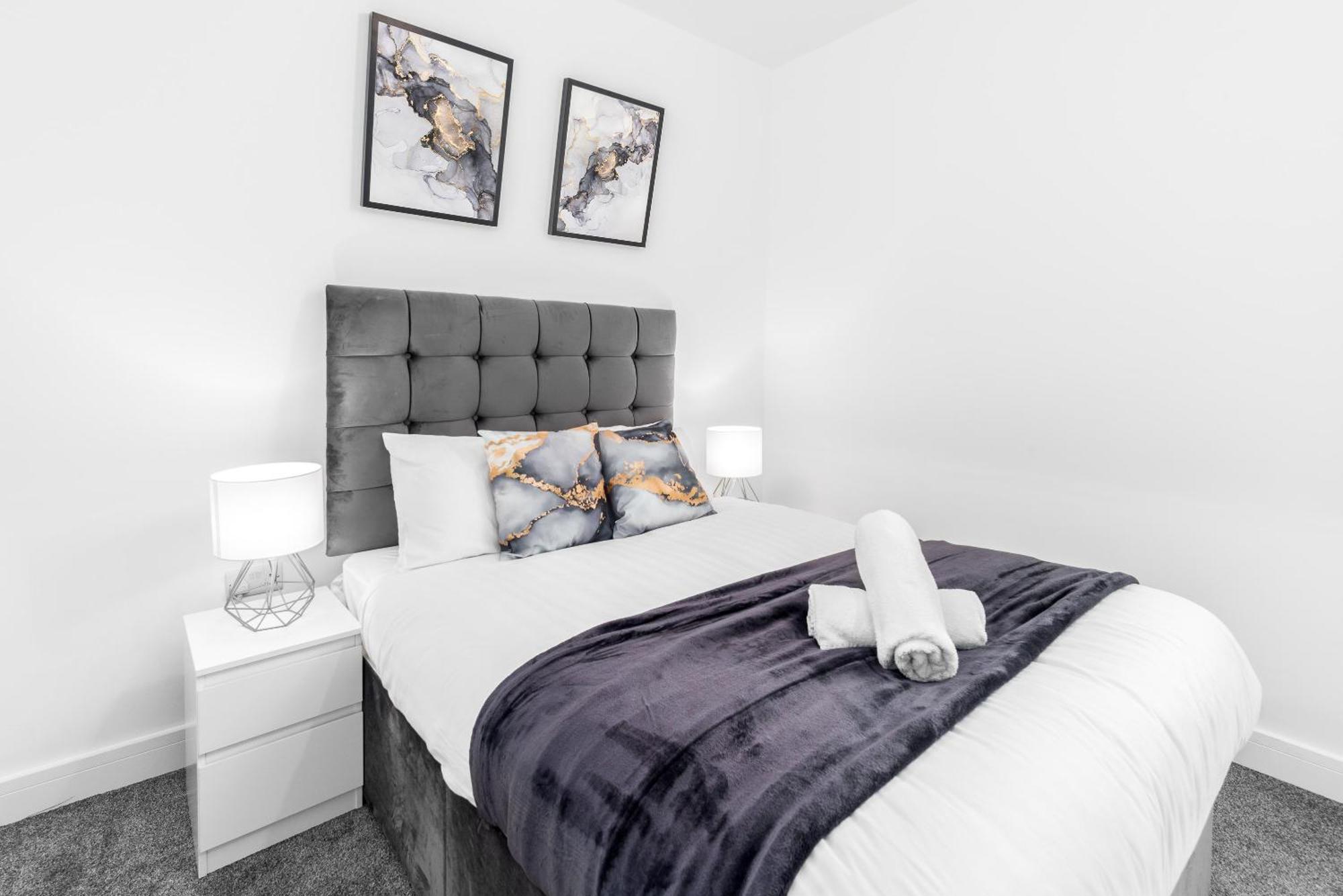 Stylish 2 Bedroom Apartment - Balcony - Secure Parking - Top Rated - 5Mc Birmingham Eksteriør bilde