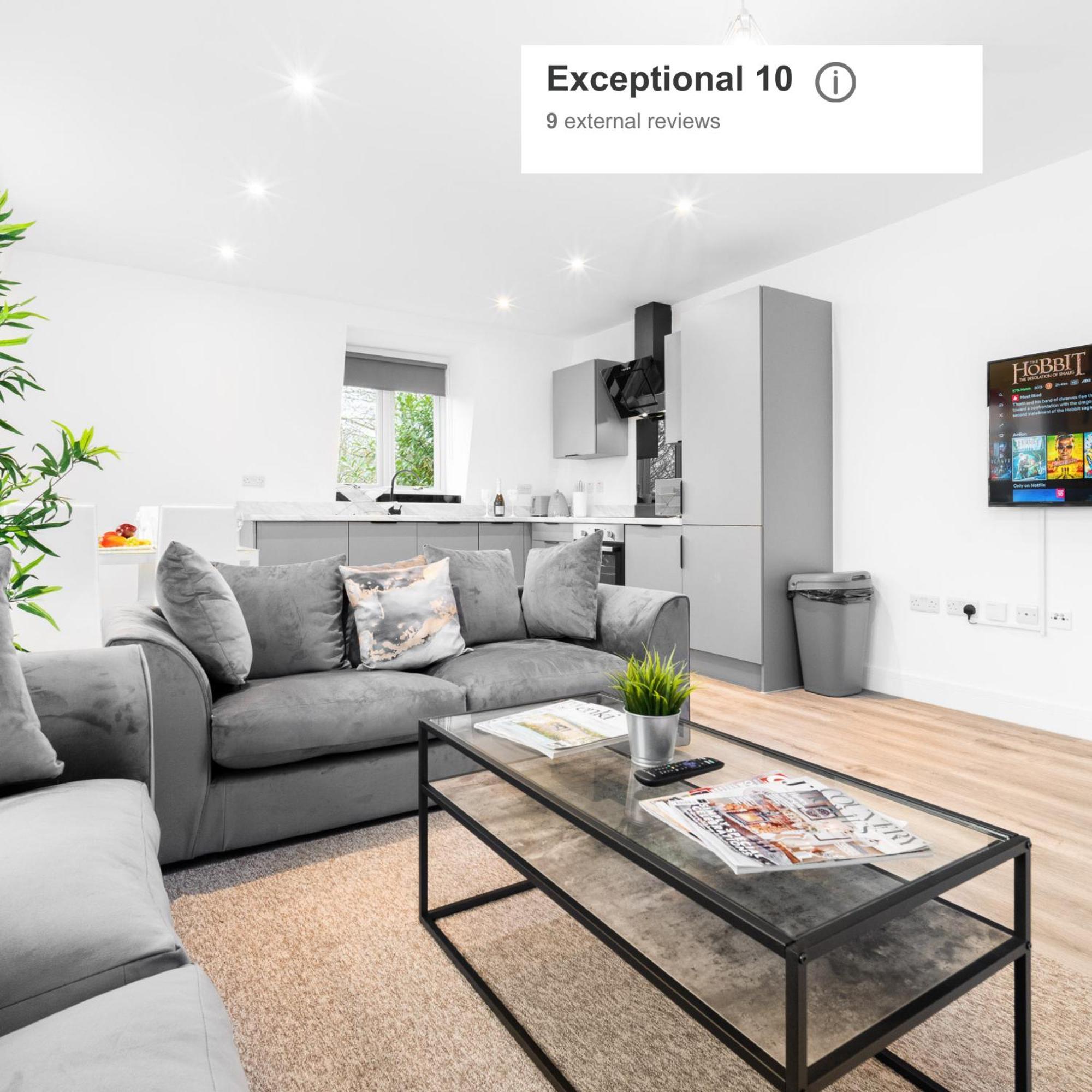 Stylish 2 Bedroom Apartment - Balcony - Secure Parking - Top Rated - 5Mc Birmingham Eksteriør bilde